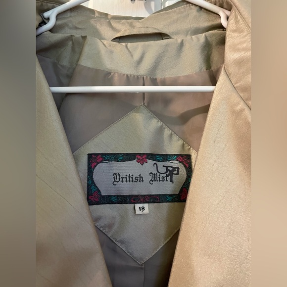 British Mist vintage trench coat size 18 like new - Picture 5 of 7